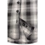 Milwaukee Leather MNG21600 Women’s Casual Black and White Long Sleeve Cotton Flannel Shirt - Image 11