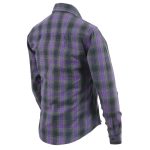 Milwaukee Leather MNG21603 Women’s Casual Black with Purple Long Sleeve Casual Cotton Flannel Shirt - Image 15