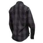 Milwaukee Leather MNG21608 Women’s Casual Dark Gray and Black Long Sleeve Cotton Casual Flannel Shirt - Image 9