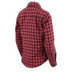 Milwaukee Leather MNG21609 Women’s Casual Red and Black Long Sleeve Cotton Casual Flannel Shirt - Image 2