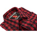 Milwaukee Leather MNG21609 Women’s Casual Red and Black Long Sleeve Cotton Casual Flannel Shirt - Image 7