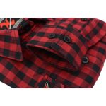 Milwaukee Leather MNG21609 Women’s Casual Red and Black Long Sleeve Cotton Casual Flannel Shirt - Image 8