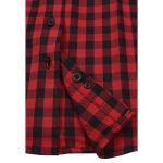 Milwaukee Leather MNG21609 Women’s Casual Red and Black Long Sleeve Cotton Casual Flannel Shirt - Image 10