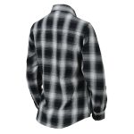 Milwaukee Leather MNG21611 Women’s Black and White Long Sleeve Cotton Flannel Shirt - Image 16