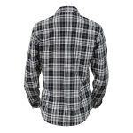 Milwaukee Leather MNG21615 Women’s Black and White Long Sleeve Cotton Flannel Shirt - Image 2
