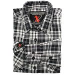 Milwaukee Leather MNG21615 Women’s Black and White Long Sleeve Cotton Flannel Shirt - Image 7
