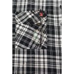 Milwaukee Leather MNG21615 Women’s Black and White Long Sleeve Cotton Flannel Shirt - Image 10