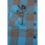 Milwaukee Leather MNG21618 Women’s Brown and Aqua Long Sleeve Cotton Flannel Shirt - Image 10