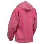 Milwaukee Leather MNG21620 Women’s Distressed Pink Sweatshirt Full Zip Up Long Sleeve Casual Hoodie – with Pocket - Image 9