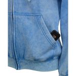 Milwaukee Leather MNG21621 Women’s Distressed Blue Sweatshirt Full Zip Up Long Sleeve Casual Hoodie – with Pocket - Image 12