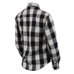 Milwaukee Leather MNG21633 Women’s Casual Black and White Long Sleeve Cotton Flannel Shirt - Image 5