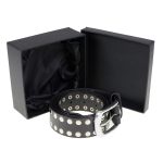 Milwaukee Leather MP7100 Men’s Studded Black Genuine Leather Belt for Biker with Buckle – 1.5 inches Wide - Image 8