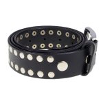 Milwaukee Leather MP7100 Men’s Studded Black Genuine Leather Belt for Biker with Buckle – 1.5 inches Wide - Image 11