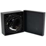 Milwaukee Leather MP7101 Men’s Cross and Stud Black Genuine Leather Biker Belt with Interchangeable Buckle - Image 2