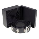 Milwaukee Leather MP7102 Men’s Black Skull Heads Genuine Leather Belt for Biker with Buckle – 1.5 inches Wide - Image 11