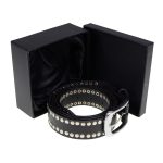 Milwaukee Leather MP7104 Men’s Studded Black Genuine Leather Belt for Biker with Buckle – 1.5 inches Wide - Image 7