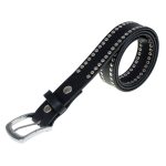 Milwaukee Leather MP7104 Men’s Studded Black Genuine Leather Belt for Biker with Buckle – 1.5 inches Wide - Image 6