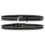 Milwaukee Leather MP7104 Men’s Studded Black Genuine Leather Belt for Biker with Buckle – 1.5 inches Wide - Image 4