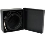 Milwaukee Leather MP7105 Men’s Embossed Black Genuine Leather Biker Belt with Interchangeable Buckle - Image 2