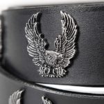 Milwaukee Leather Men’s Liberty Talon Black Leather Belt with USA Eagle Emblems – 1.5 Inch Biker Belt – MP7113 - Image 9