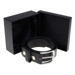 Milwaukee Leather MP7114 Men’s  Light Black Genuine Leather Belt with Interchangeable Buckle – 1.5 inches Wide - Image 11