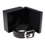 Milwaukee Leather MP7114 Men’s  Light Black Genuine Leather Belt with Interchangeable Buckle – 1.5 inches Wide - Image 9