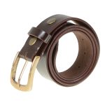 Milwaukee Leather MP7115 Men’s Light Brown Genuine Leather Belt with Interchangeable Buckle – 1.5 inches Wide - Image 4