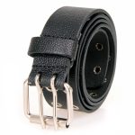 Milwaukee Leather MP7119 Men’s Black Genuine Leather Grommet Detailing Nickel Buckle Belt for Motorcycle Rider - Image 6