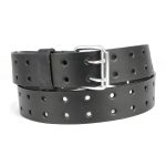 Milwaukee Leather MP7121 Men’s Double Prong – Black Genuine Leather Belt w/ Interchangeable Buckle – 1.5 inches Wide - Image 4