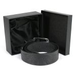 Milwaukee Leather MP7122 Men’s Engine Block & Wings – Black Leather Belt w/ Interchangeable Buckle – 1.5 inches Wide - Image 4