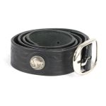 Milwaukee Leather MP7123 Men’s Cross Hatch & 5 Cent Buffalo-Black Leather Belt w/ Interchangeable Buckle-1.5 In Wide - Image 11