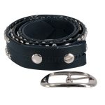 Milwaukee Leather MP7131 Men’s Chrome Studded & Star Emblem Black Leather Belt w/ Interchangeable Buckle -1.5 in Wide - Image 7