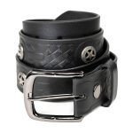 Milwaukee Leather Men’s Frontier Star Black Leather Belt with Western Star Emblems  – 1.5 Inch Biker Belt – MP7135 - Image 8