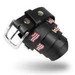 Milwaukee Leather Men’s Freedom Line Black Leather Belt with USA Flag Emblems – 1.5 Inch – MPM7140 - Image 9