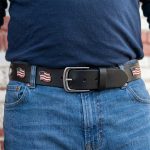 Milwaukee Leather Men’s Freedom Line Black Leather Belt with USA Flag Emblems – 1.5 Inch – MPM7140 - Image 8