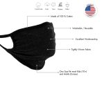 Milwaukee Leather MP7924FM (Multi-Pack) ‘Black and Grey’ USA Made 100 % Cotton Protective Face Mask - Image 2