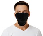 Milwaukee Leather MP7924FM ‘Black and Grey’ USA Made 100 % Cotton Protective Face Mask