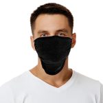 Milwaukee Leather MP7924FM ‘Black and Grey’ USA Made 100 % Cotton Protective Face Mask