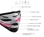 Milwaukee Leather (Multi-Pack) MP7924FM Ladies ‘Camouflage Pink’ 100 % Cotton Protective Face Mask with Optional Filter Pocket - Image 2