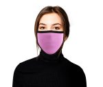 Milwaukee Leather MP7924FM Ladies ‘Black and PInk’ 100 % Cotton Protective Face Mask with Optional Filter Pocket