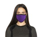 Milwaukee Leather (Multi-Pack) MP7924FM Ladies ‘Black and Purple’ 100 % Cotton Protective Face Mask with Optional Filter Pocket