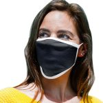Milwaukee Leather (Multi-Pack) MP7924FM ‘Black and White’ 100 % Cotton Protective Face Mask with Optional Filter Pocket