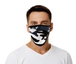 Milwaukee Leather (Multi-Pack) MP7924FM ‘Camouflage Grey’ 100 % Cotton Protective Face Mask with Optional Filter Pocket