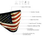 Milwaukee Leather FMD1014 ‘USA Flag’ 100 % Cotton Protective Face Mask with Optional Filter Pocket - Image 2