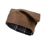 Milwaukee Leather Unisex Brown Leather Neck Warmer – Fleece-Lined Cold Weather Motorcycle Face Cover – MP7590 - Image 9
