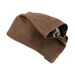 Milwaukee Leather Unisex Brown Leather Neck Warmer – Fleece-Lined Cold Weather Motorcycle Face Cover – MP7590 - Image 10