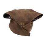 Milwaukee Leather Unisex Brown Leather Neck Warmer – Fleece-Lined Cold Weather Motorcycle Face Cover – MP7590 - Image 12