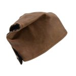 Milwaukee Leather Unisex Brown Leather Neck Warmer – Fleece-Lined Cold Weather Motorcycle Face Cover – MP7590 - Image 14