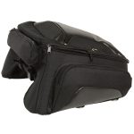 Milwaukee Leather MP8105 Large Black Textile Motorcycle Back Rack Sissy Bar Bag with 4 Outer Pockets - Image 2