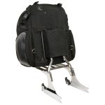 Milwaukee Leather MP8112 Black Large Textile Luggage Sissy Bar Bag - Image 2